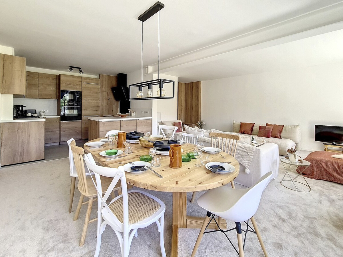 Apt 98 m² rénové, ski aux pieds à Mottaret, parking privé - Photo 4