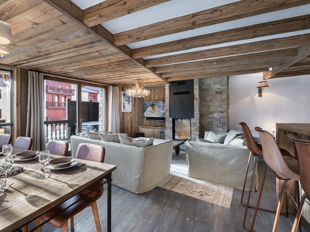 Appartement 6 pers. avec jacuzzi privé à Val-d'Isère - Photo 1