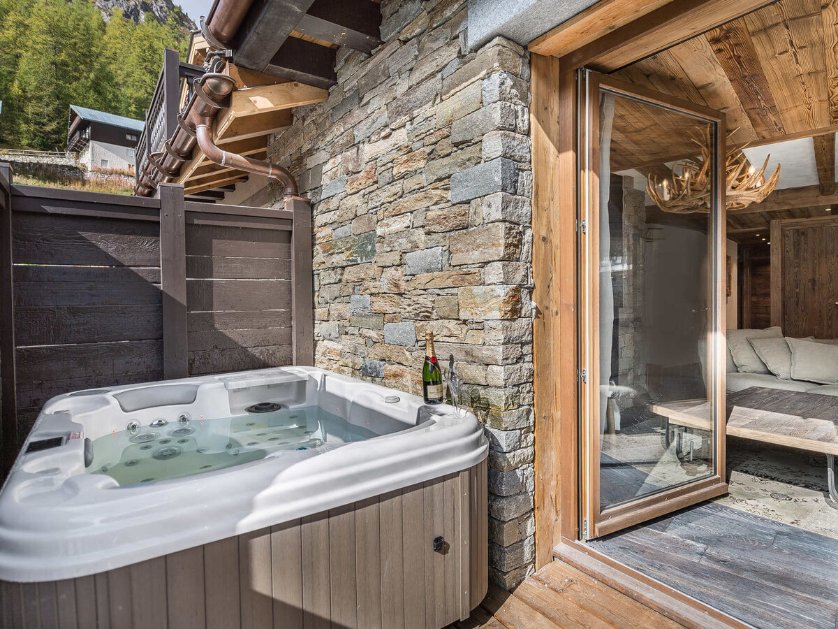 Appartement 6 pers. avec jacuzzi privé à Val-d'Isère - Photo 7