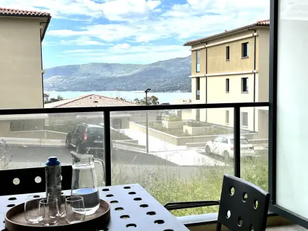 Appartement 4 pers. Propriano, terrasse vue mer : photo 10