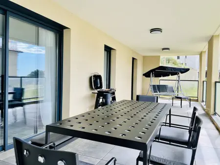 Appartement 4 pers. Propriano, terrasse vue mer : photo 12