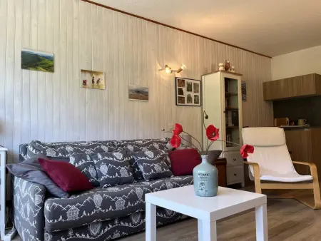 Location appartement à Villard de Lans, Studio confortable, idéal pour 4, avec balcon, proche pistes et centre bourg !
