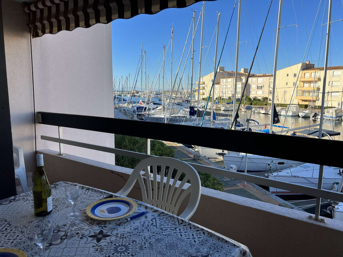 Studio cabine 4 pers. Cap d'Agde, 60 m plage - Photo 1