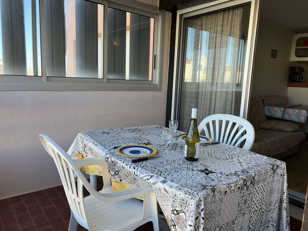 Studio cabine 4 pers. Cap d'Agde, 60 m plage - Photo 2