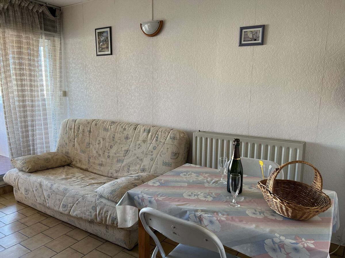 Studio cabine 4 pers. Cap d'Agde, 60 m plage - Photo 3
