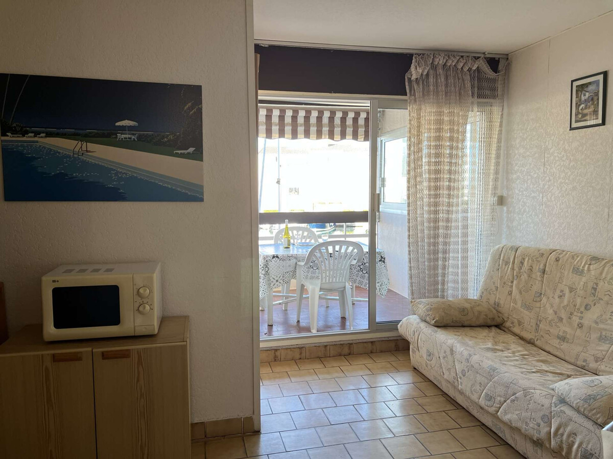 Studio cabine 4 pers. Cap d'Agde, 60 m plage - Photo 4