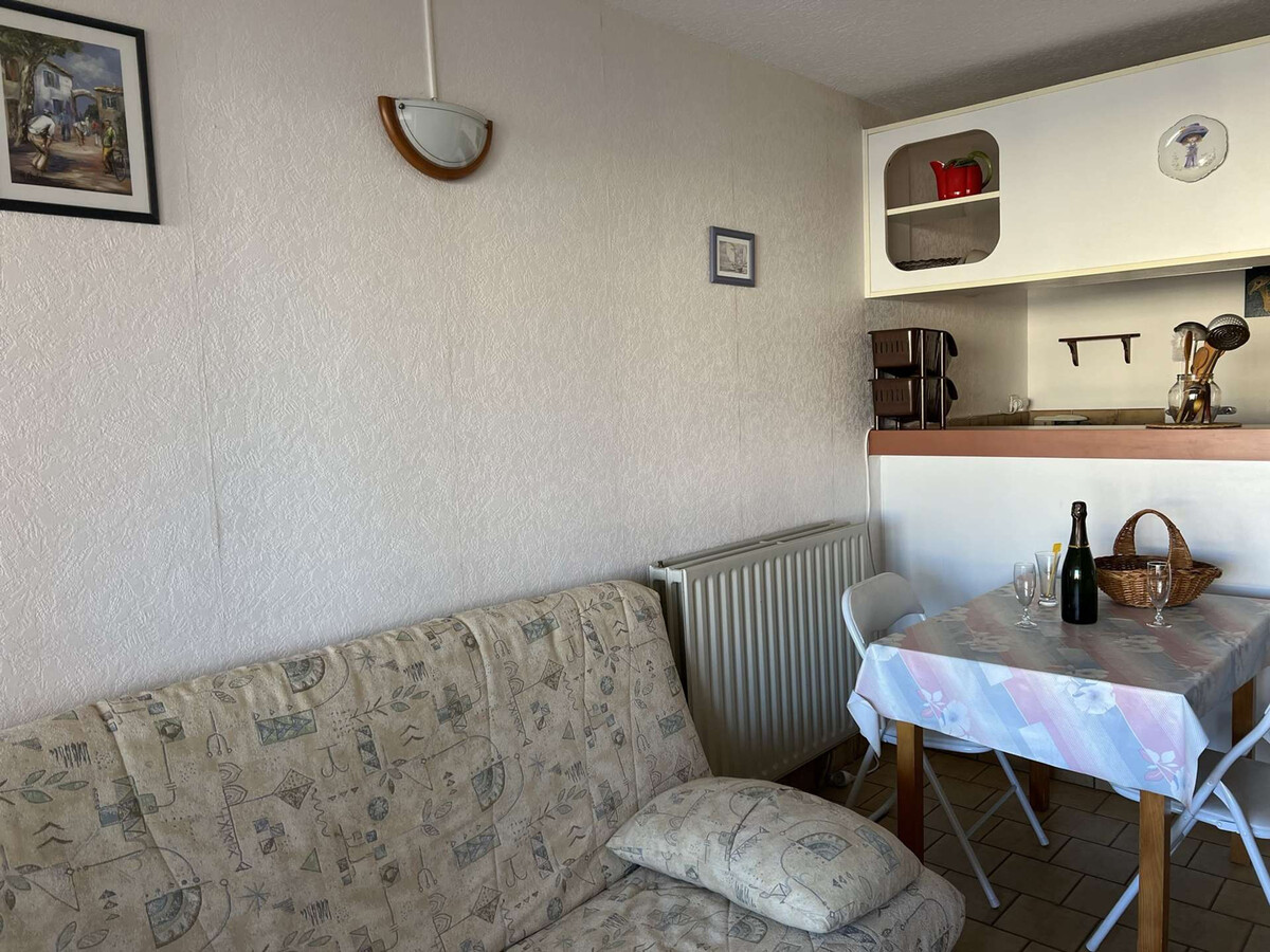 Studio cabine 4 pers. Cap d'Agde, 60 m plage - Photo 5