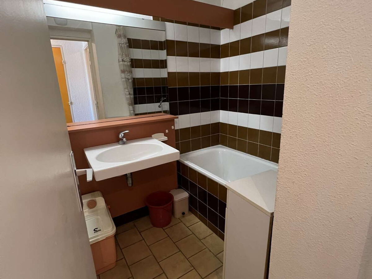 Studio cabine 4 pers. Cap d'Agde, 60 m plage - Photo 12