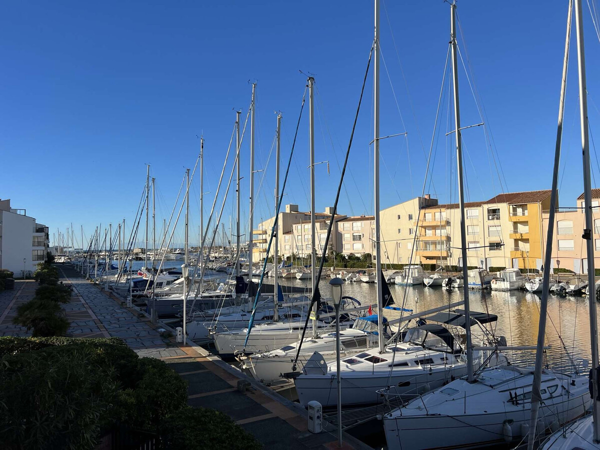 Studio cabine 4 pers. Cap d'Agde, 60 m plage - Photo 16