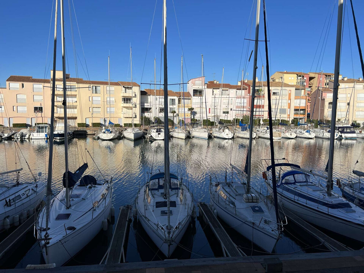 Studio cabine 4 pers. Cap d'Agde, 60 m plage - Photo 17