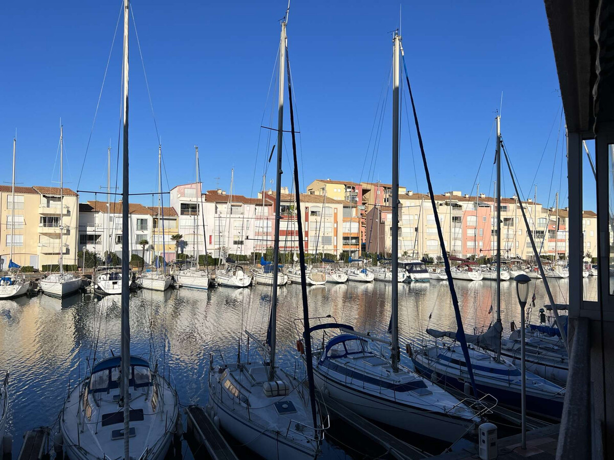 Studio cabine 4 pers. Cap d'Agde, 60 m plage - Photo 18