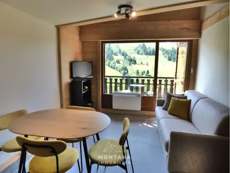 Location appartement à Le Grand Bornand, Appart rénové 2* pour 6 pers. avec 2 salles deau et balcon sud