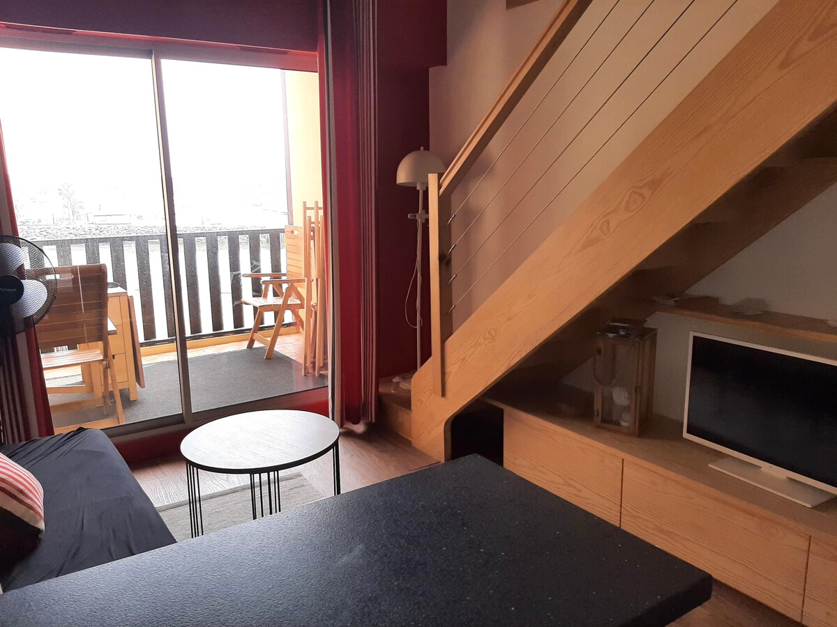 Duplex avec piscine, parking et vue port à Capbreton - Photo 7