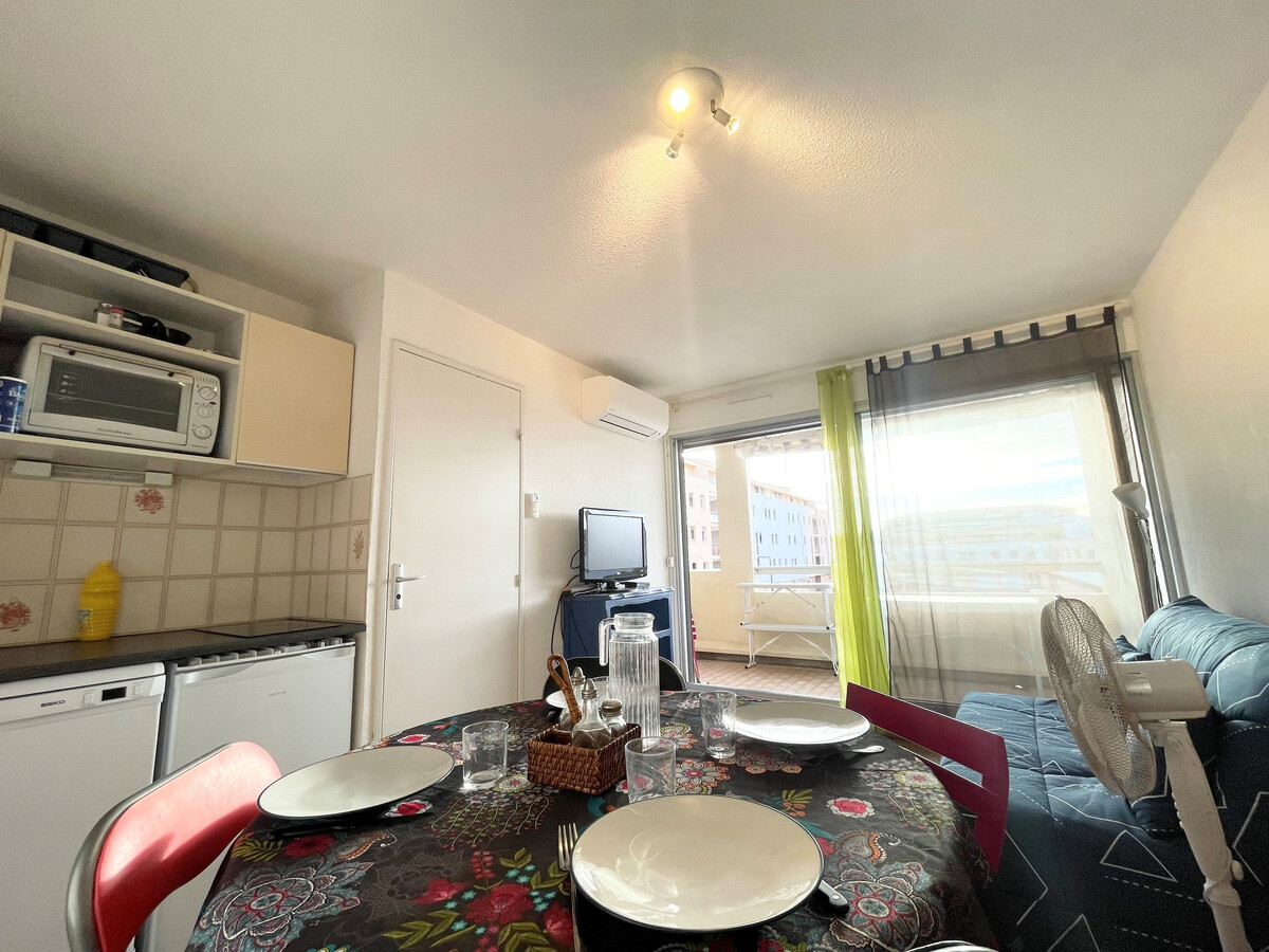 Appartement 2 pièces cabine à 150 m des plages, Sète - Photo 7