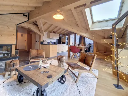 Location appartement à Saint Martin de Belleville Les Menuires, Chalet luxueux avec terrasse et sauna près des pistes