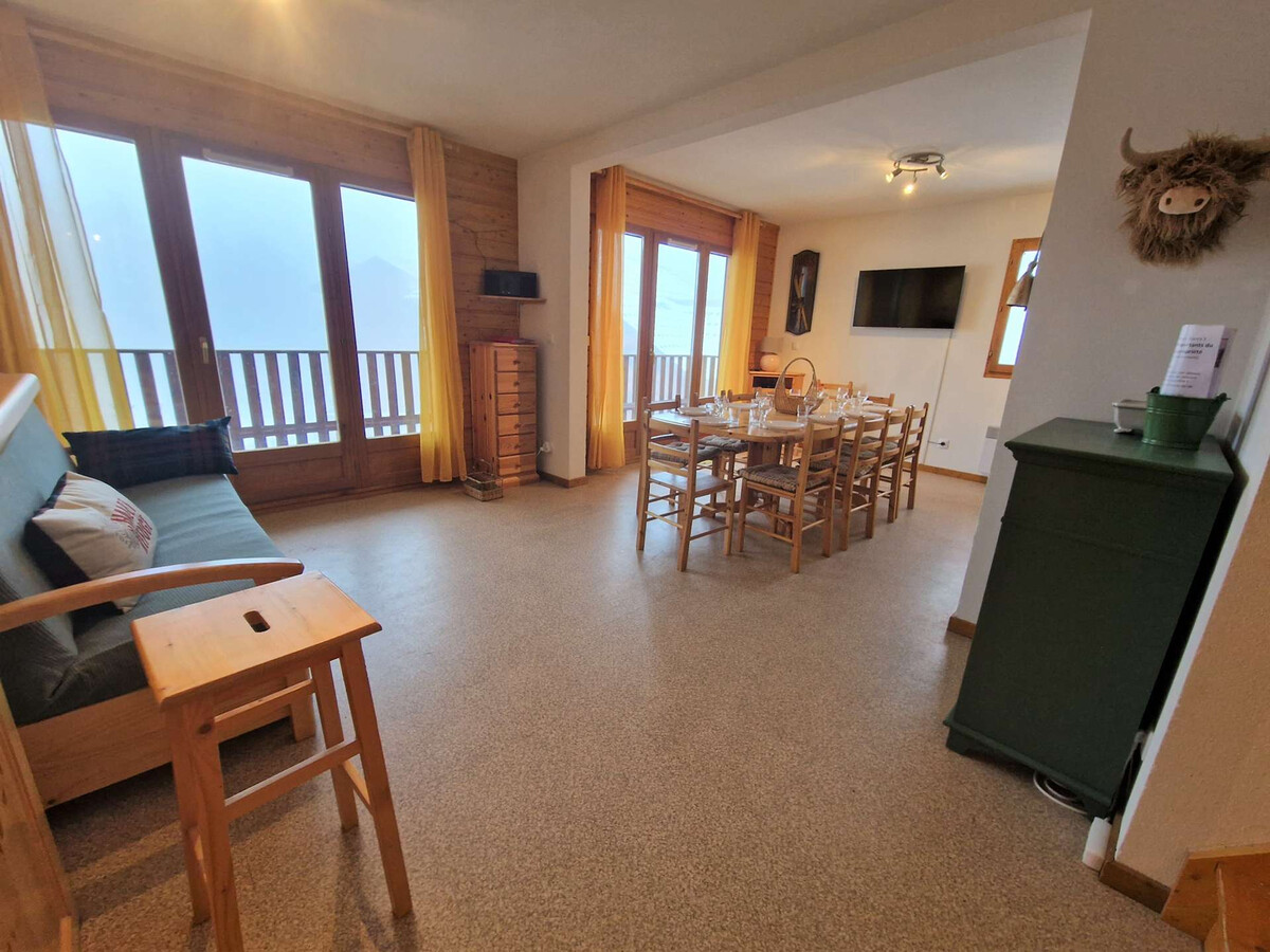Duplex 12 pers., 5 ch., vue pistes à 100m télémix - Photo 15