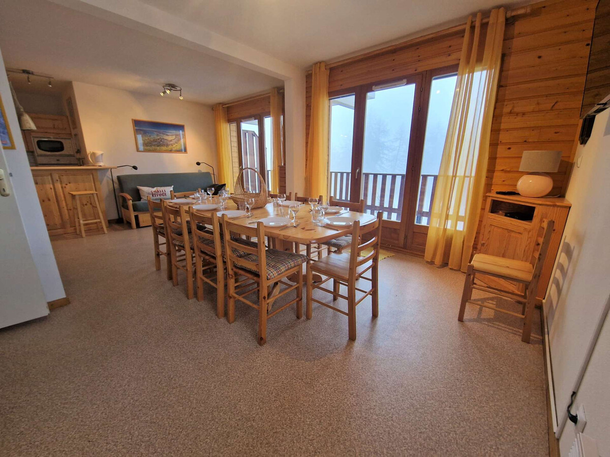 Duplex 12 pers., 5 ch., vue pistes à 100m télémix - Photo 16