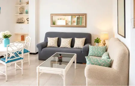 Appartement face à la plage à La Manga, vue mer, 3 chambres : photo 3