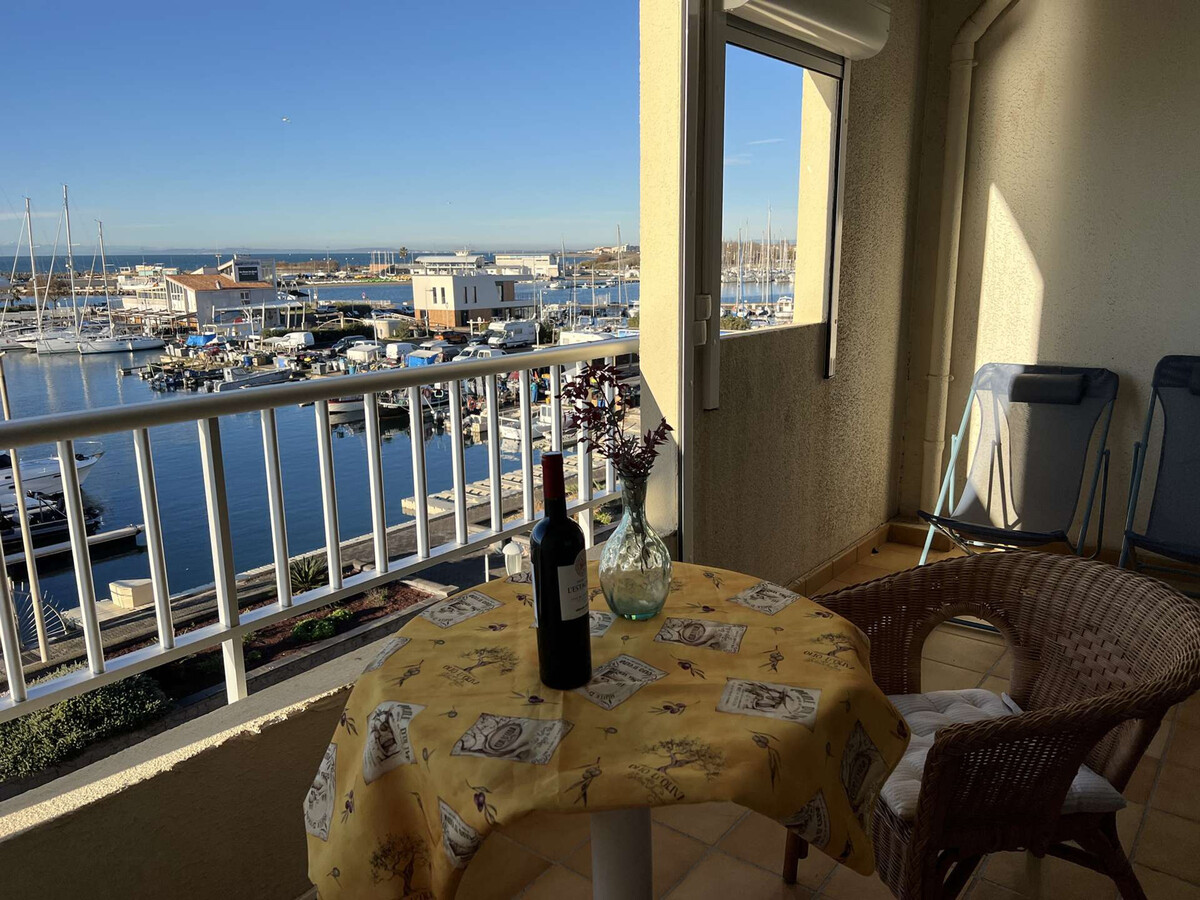 Studio cabine au Cap d'Agde, vue port, 100m plage - Photo 2