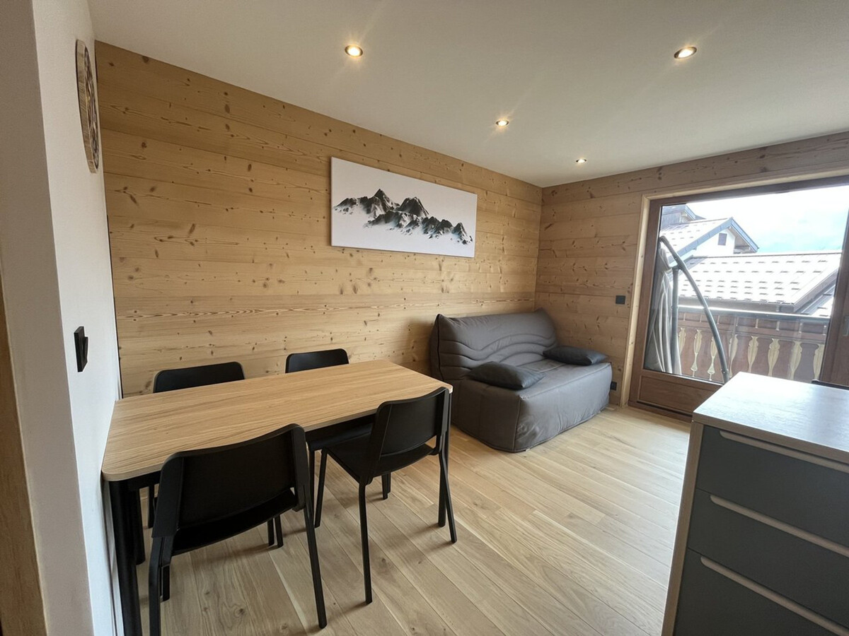 Studio-Cabine 4 pers aux Carroz, balcon ouest, 600m pistes - Photo 4