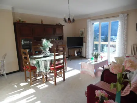 Location appartement à Amélie les Bains Palalda, Charmant F2 à Amélie-les-Bains avec terrasse, parking et Wi-Fi, proche thermes et centre-ville