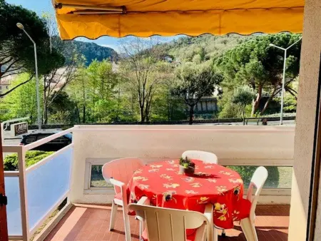 Location appartement à Amélie les Bains Palalda, Charmant F2 avec terrasse, parking, et WiFi - à 600m des thermes dAmélie-les-Bains
