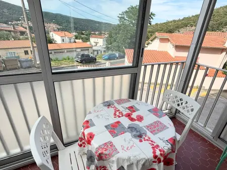 Charmant F2 avec Loggia et Parking à 800m des Cures - 4 couchages - Amélie-les-Bains - Photo 7