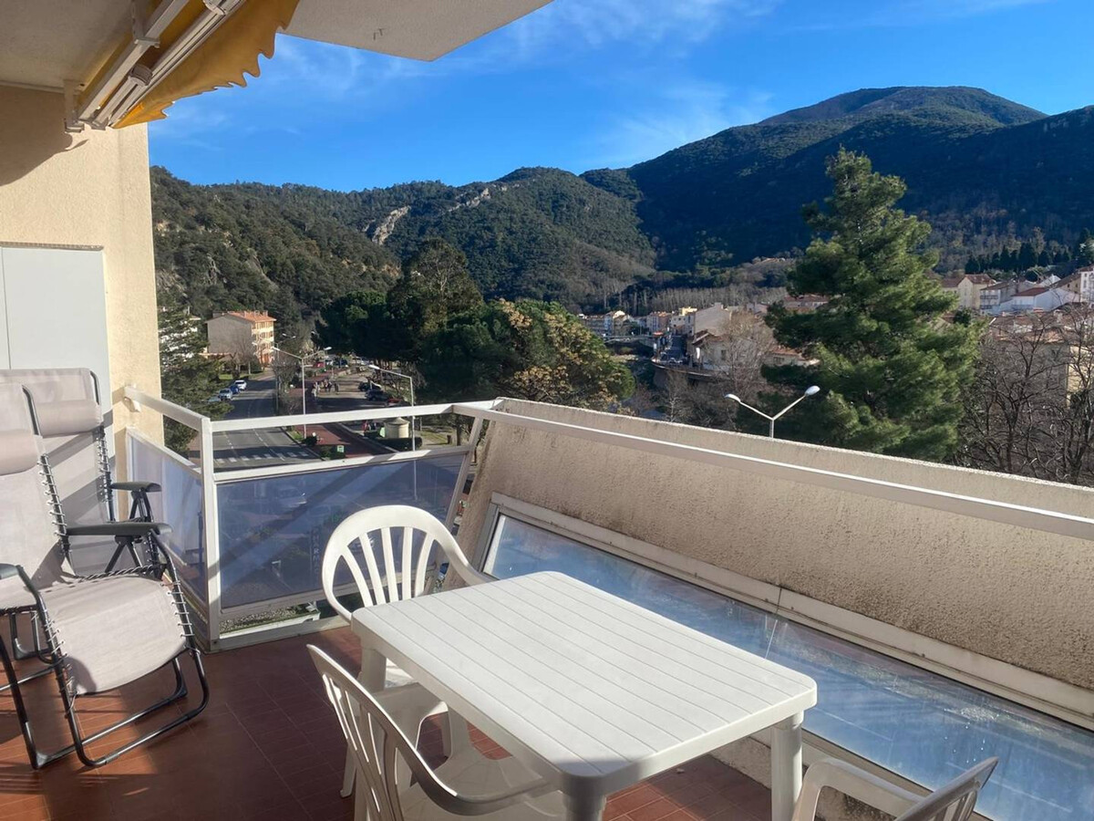 F2 50m² parking & terrasse sud à Amélie-les-Bains - Photo 10