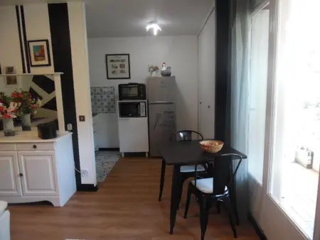 Studio 28 m² balcon équipé, clim, parking à Amélie-les-Bains : photo 5