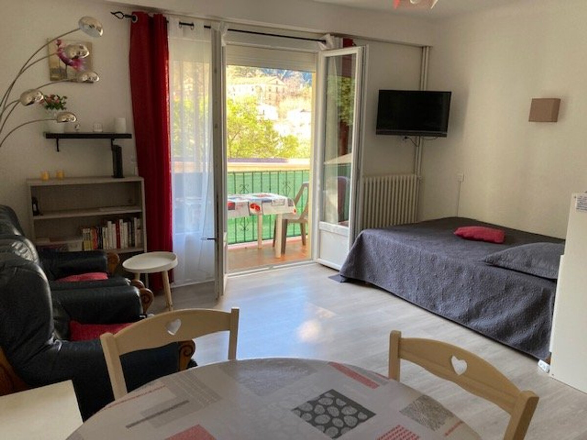 Studio 29m² balcon sud, parking à Amélie-les-Bains - Photo 2