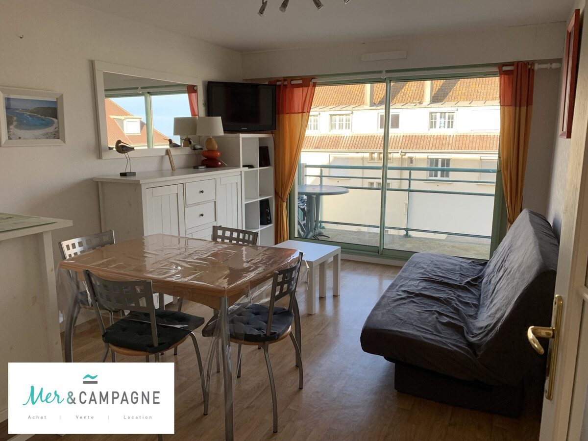 T2 cabine balcon ouest à Fort-Mahon-Plage, parking privé - Photo 2