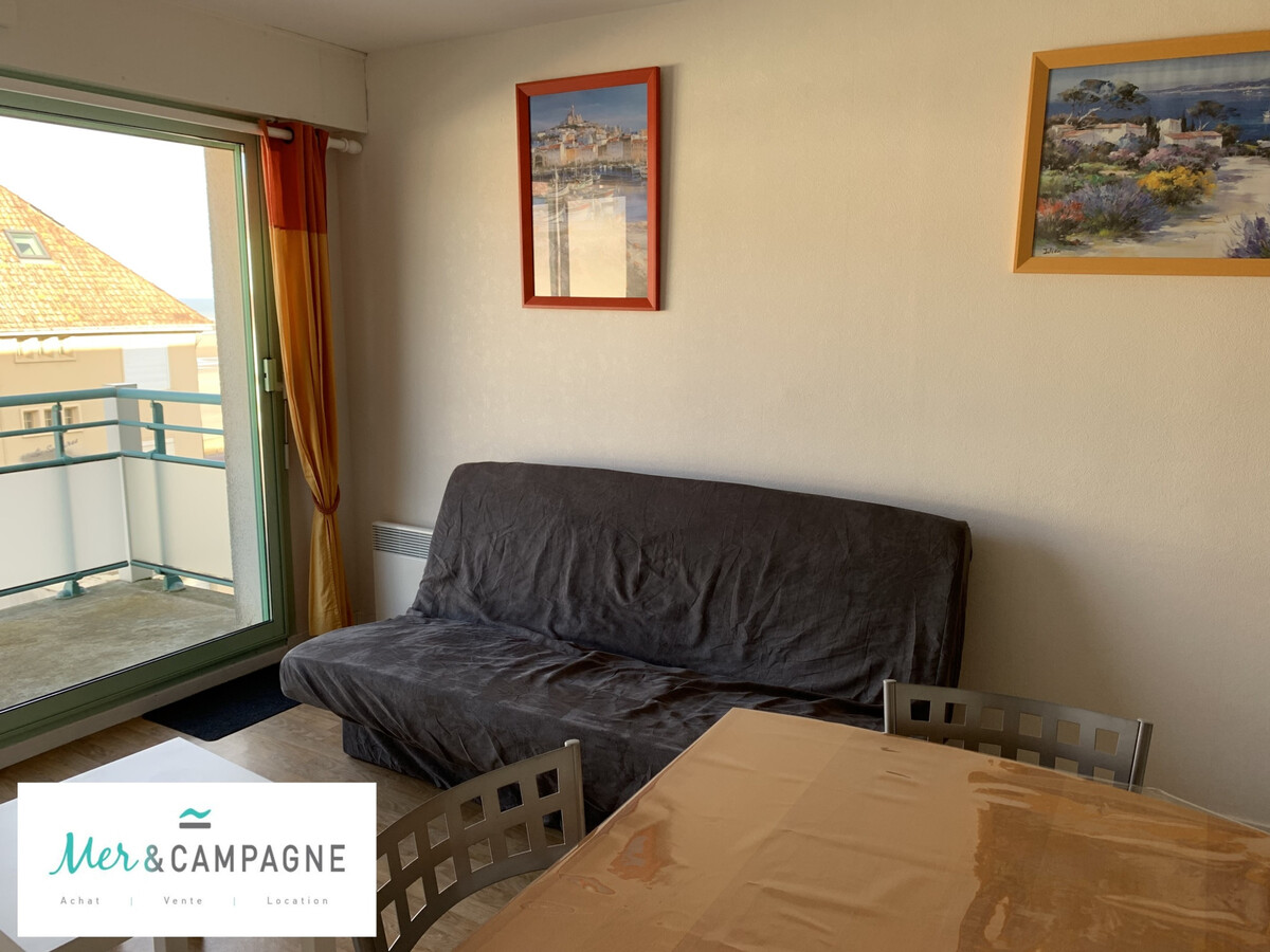 T2 cabine balcon ouest à Fort-Mahon-Plage, parking privé - Photo 4