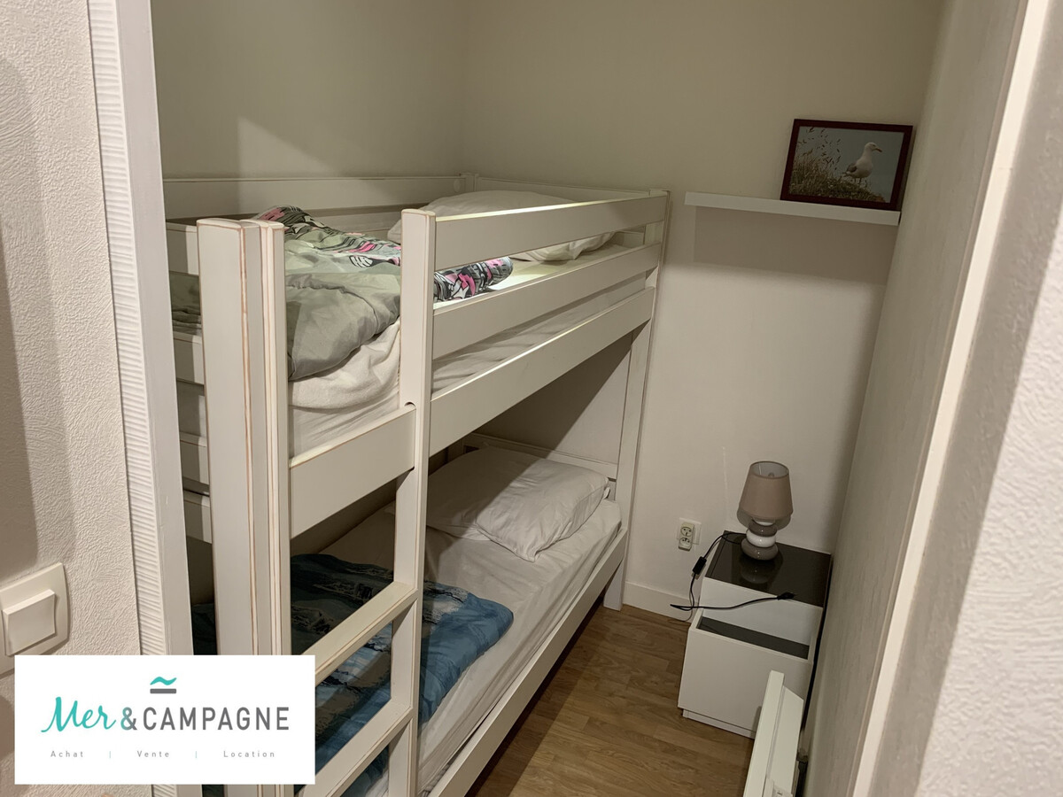 T2 cabine balcon ouest à Fort-Mahon-Plage, parking privé - Photo 10