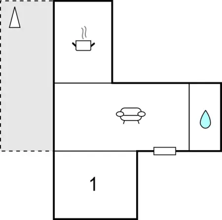 Appartement 1 chambre avec terrasse à Saint-Dizier : photo 15