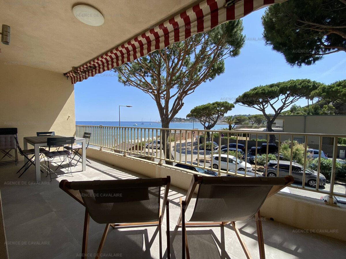 Appartement rénové front de mer, terrasse 15m² à Cavalaire - Photo 18
