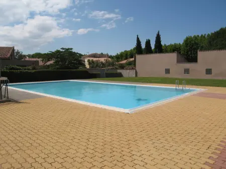 Location appartement à Saint Cyprien, Studio proche plage avec terrasse et piscine à Saint-Cyprien