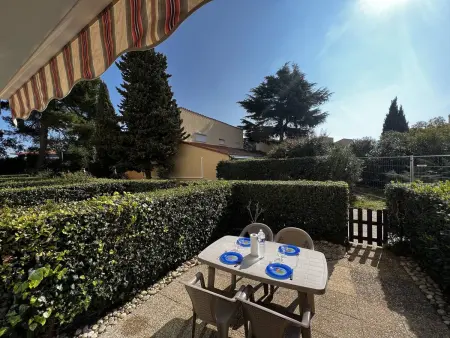 Location appartement à Argelès sur Mer, Studio cabine avec Jardin Privatif, Plage et Commerces à 300m - 4 Couchages, Argelès-sur-Mer