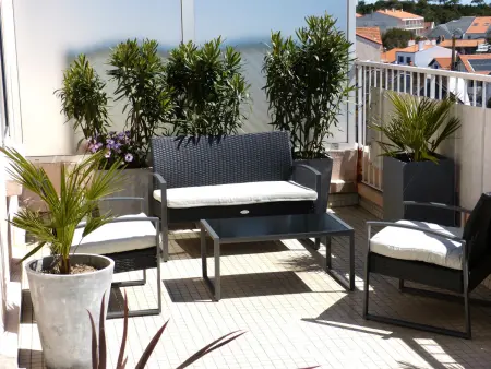 Location appartement à Les Sables d'Olonne, Appartement T2 avec Wifi, grande terrasse, à 500m de la plage
