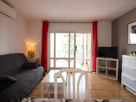 Location appartement à Roses, Appartement agréable à 300m de la plage avec climatisation et parking - Santa Margarita, Roses