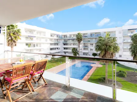 Appart. familial Roses, 1,2 km plage, piscine & parking : photo 14