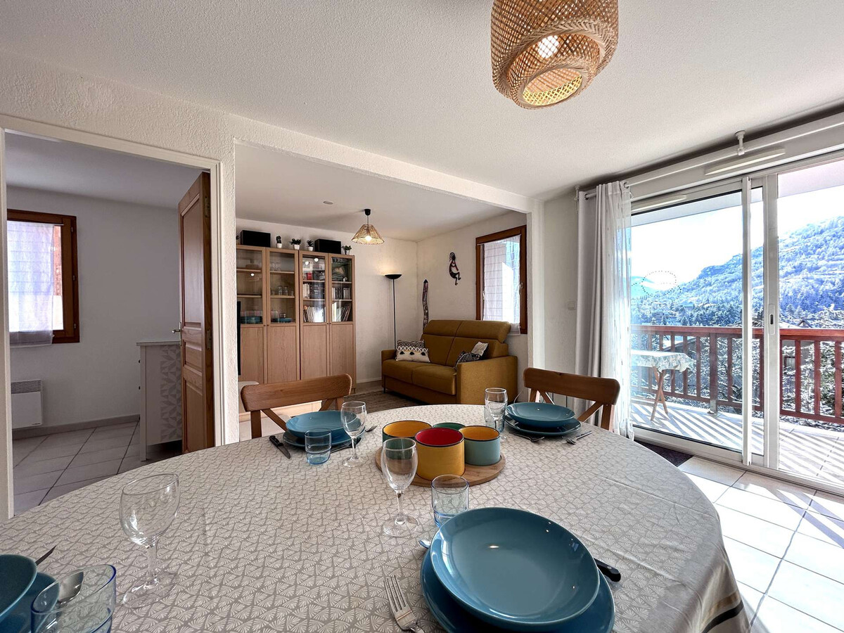 Appartement 3 étoiles, terrasse sud-ouest panoramique à Briançon - Photo 16