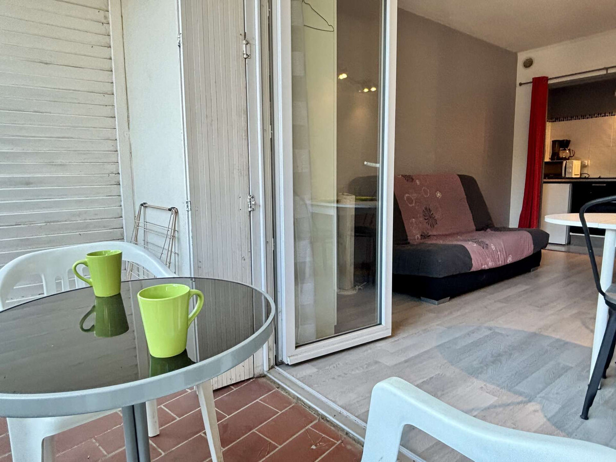 Studio 2 pers. à 300m de la plage, balcon et TV - Photo 3