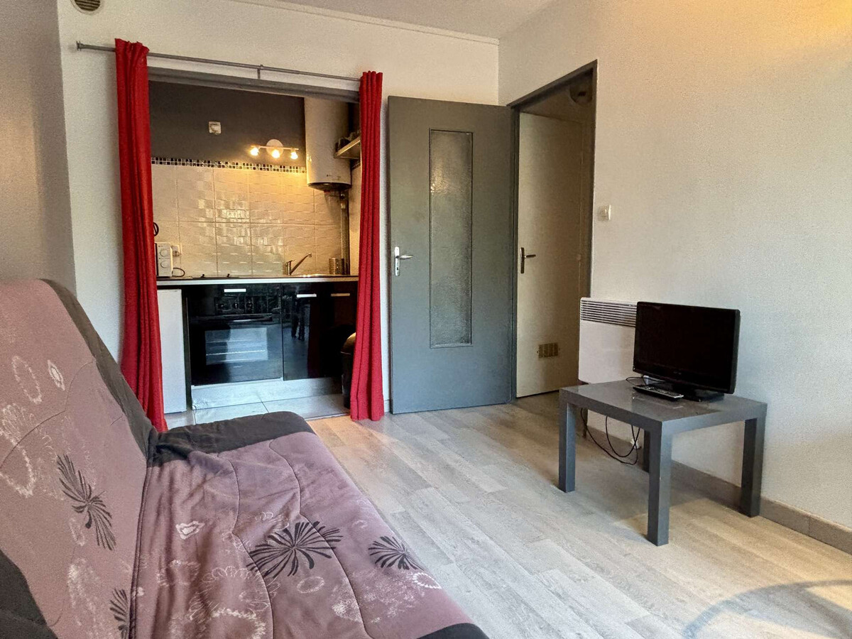 Studio 2 pers. à 300m de la plage, balcon et TV - Photo 6