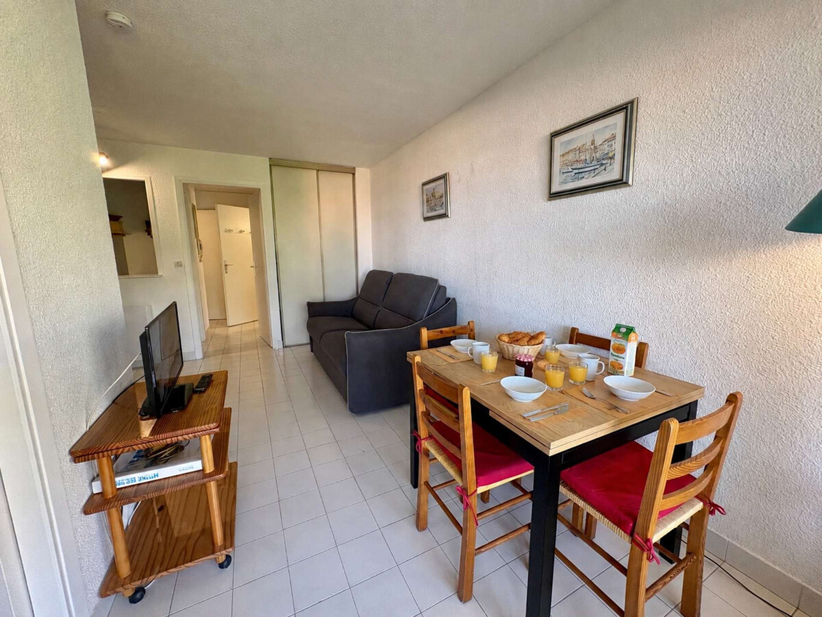 Studio cabine 4 pers avec terrasse vue mer à Fréjus - Photo 3