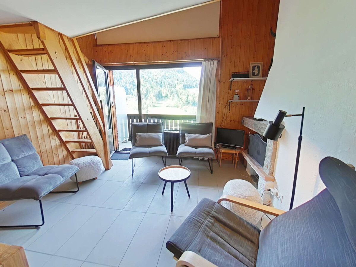 Appartement 6 pers., balcon sud, vue Aravis au Grand-Bornand - Photo 2