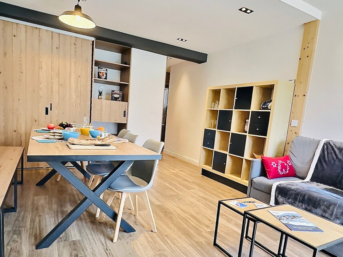 Appartement 70m² 8 pers à Tignes, balcon vue lac - Photo 4