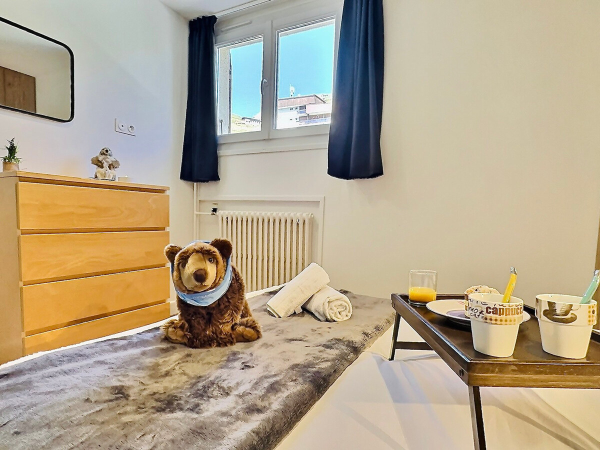 Appartement 70m² 8 pers à Tignes, balcon vue lac - Photo 9