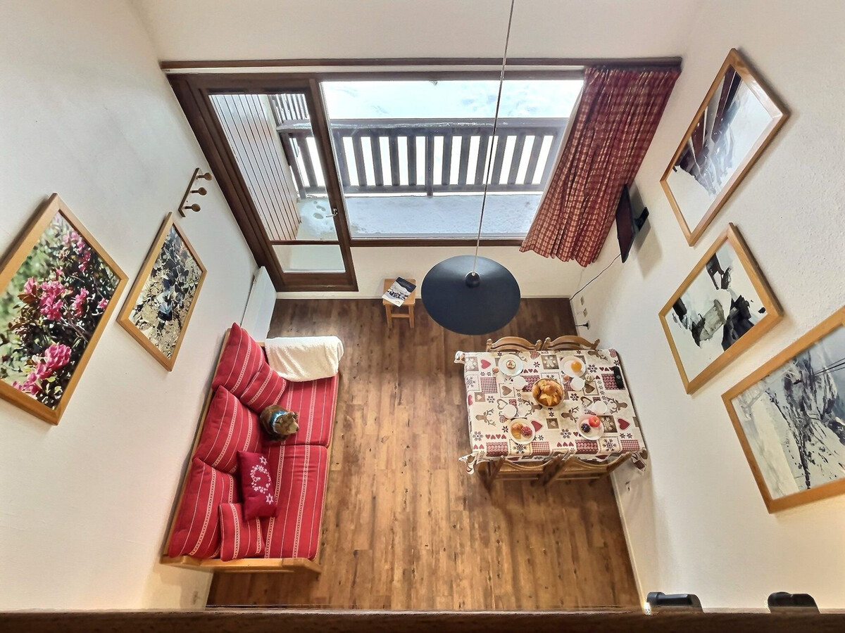 Studio cabine mezzanine Val-d'Isère, 5 pers, balcon sud - Photo 2