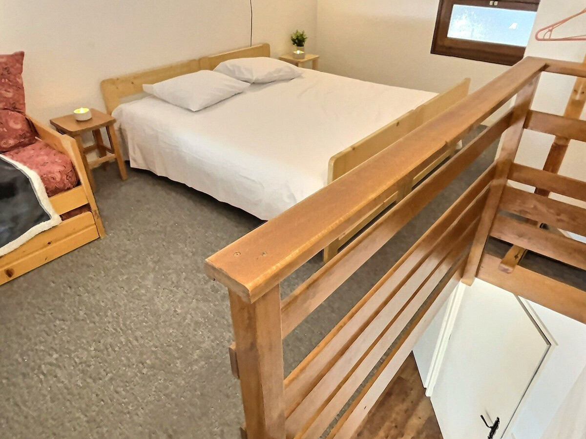 Studio cabine mezzanine Val-d'Isère, 5 pers, balcon sud - Photo 9