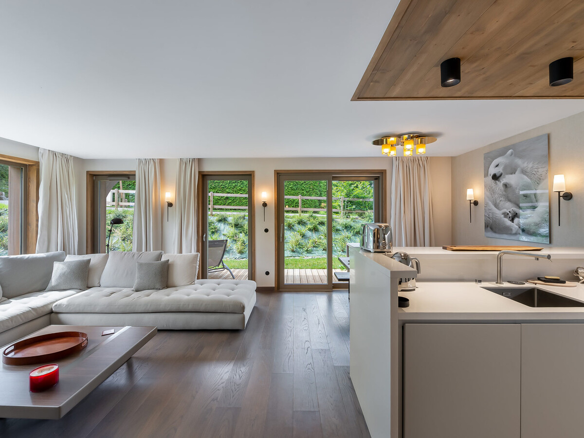 Appartement neuf 83m² avec jardin privé, Megève - Photo 2